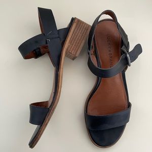 Black Lucky Brand Sandals.